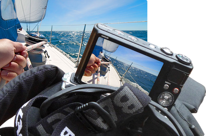 Camera Head Gear used during Sailing