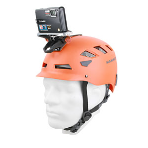 Mammut Helmet with camera attached