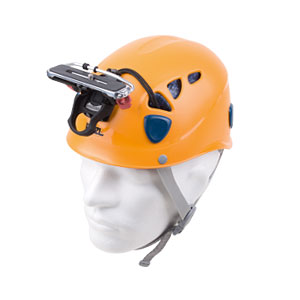 Petzl Helm mit Kamera Träger mit Stativschraube