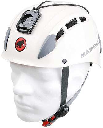 Mammut Skywalker Helmet with attached Camera Adaptor